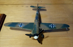 Modeler Mike's 1/48 Me 109. Old school  Airfix.