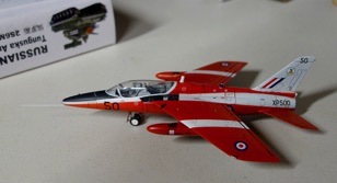 Finally, Modeler Mike O. Brought in his 1/48 Gnat that he had built for the Airfix contest (which he was unable to attend.