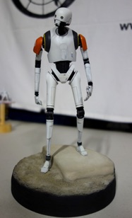 In 1st place, we had Modeler Jerry's K-2SO in 1/12 scale.