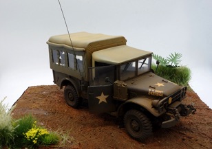 In 2nd place was Modeler Mike's Roden 1/35 M42 Command Truck
