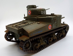 Another contest entry was Modeler Marc's Tacom 1/35 Early Lee M3 tank