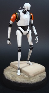 Bandai 1/12 scale K-2SO before he became a rebel.  Inspired by Lincoln Wright.