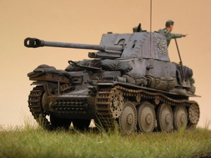Also known as the  Sd.Kfz.139 7.62cm Pak36(r) auf Gw.38(t)